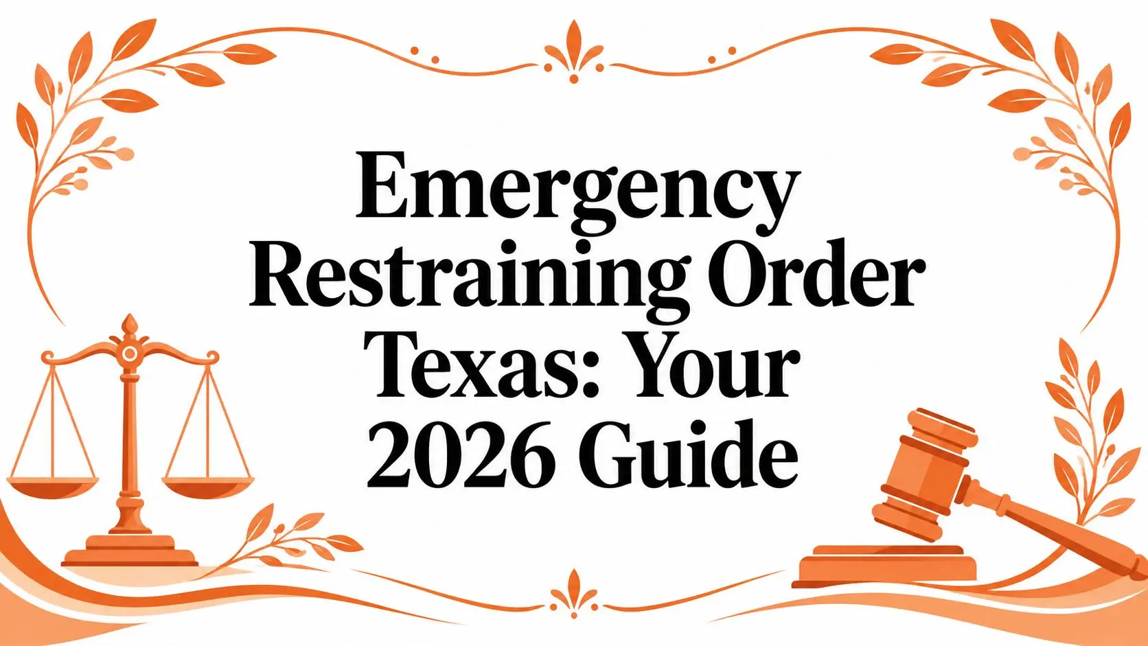 Emergency restraining order Texas legal guide